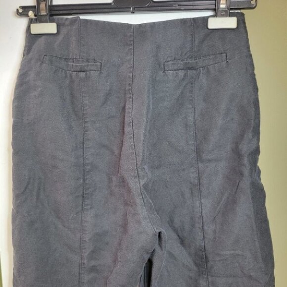 ARITZIA wilfred sailor linen high waist wide leg pants black size 0 - Picture 5 of 11